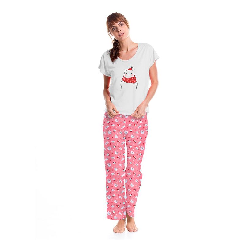ROMANELLA - Conjunto Pijama de pantalón Navideña  Romanella