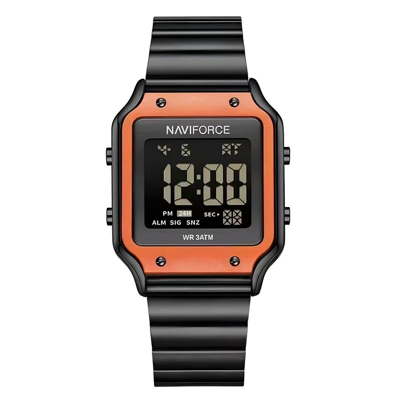 NAVIFORCE - Reloj Naviforce de Caballero Hora Digital Original  Resistente agua