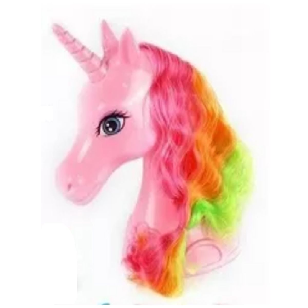 GENERICO - PONY UNICORNIO CON CABELLO PARA PEINAR SEDOSO Y ACCESORIOS