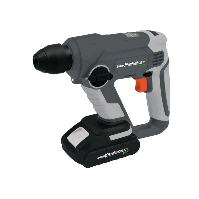 GLADIATOR - Rotomartillo Inalambrico Recargable 18v 11j Gladiator Pro