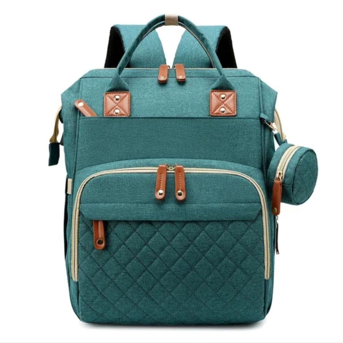 GENERICO - Pañalera Morral De Bebé Práctica Bolsillos Térmico Monedero