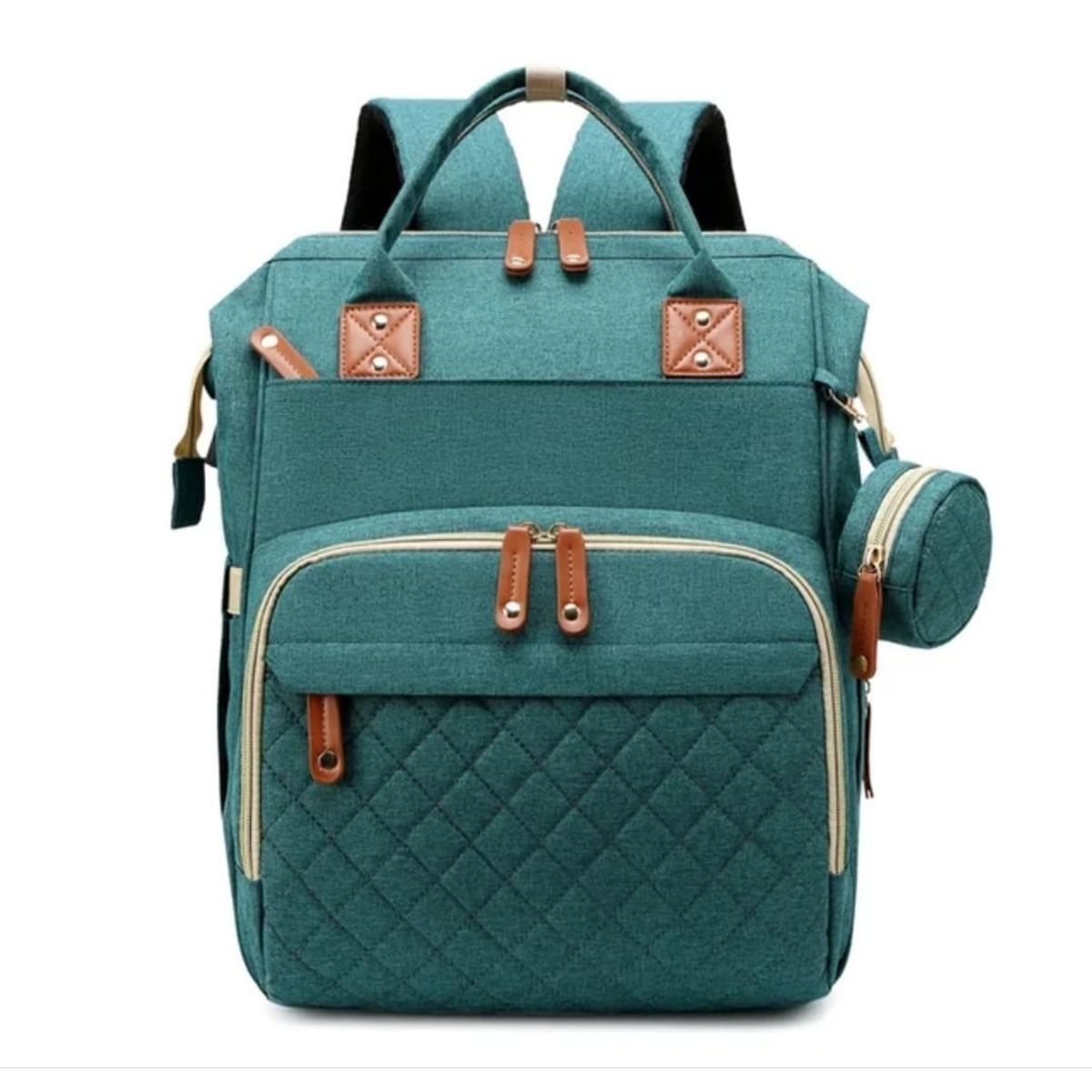 GENERICO - Pañalera Morral De Bebé Práctica Bolsillos Térmico Monedero