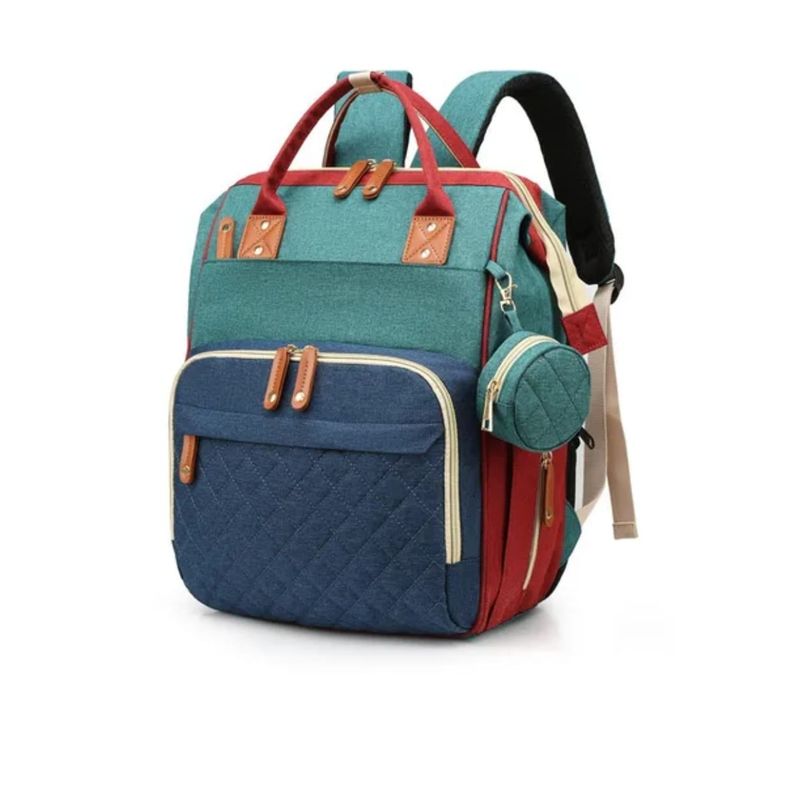 GENERICO - Pañalera Morral De Bebé Práctica Bolsillos Térmico Monedero