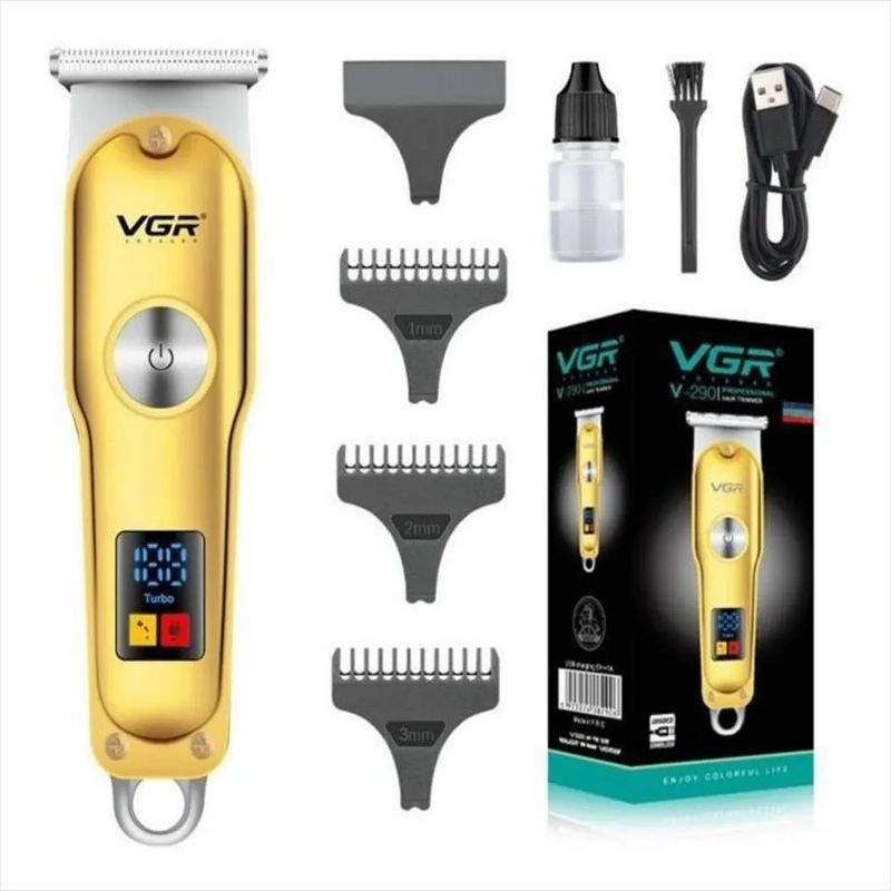 VGR - Máquina Patillera VGR Turbo Gold 290 Pantalla Led Batería Recargable.---