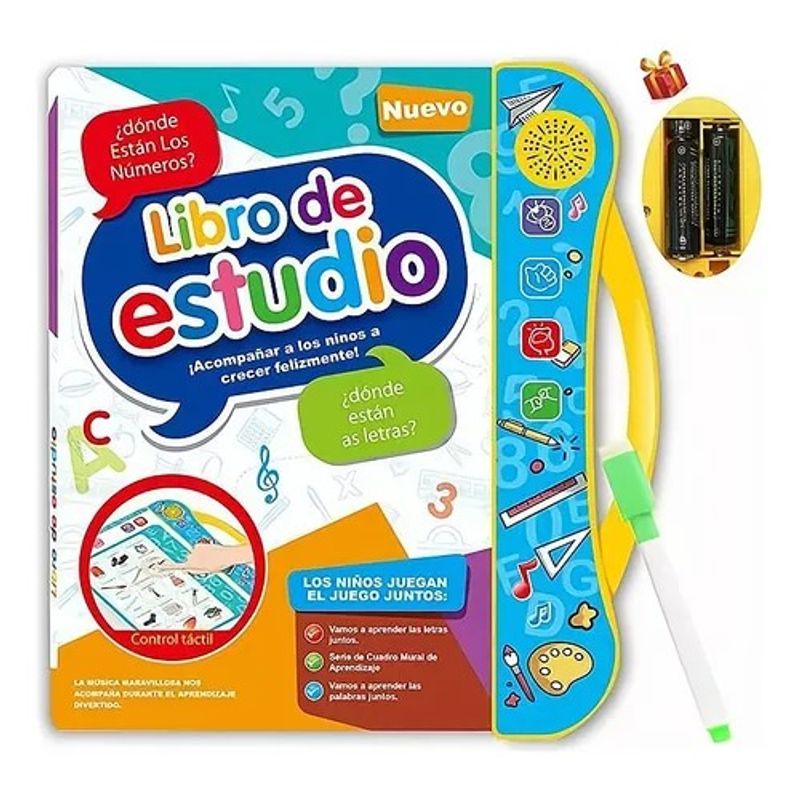 GENERICO - Mi Primer Libro Aprendizaje Juguete Didactico Sonidos Niños