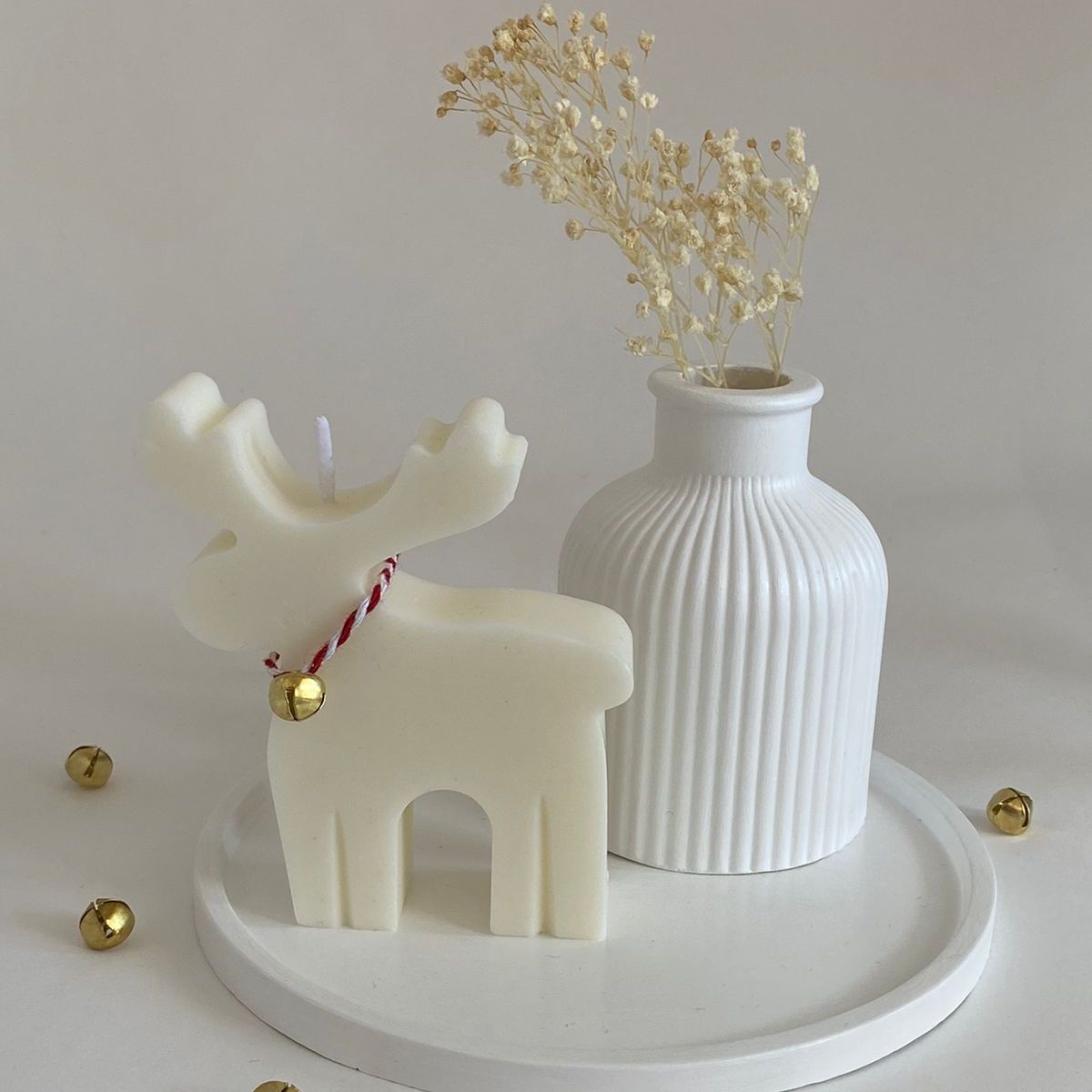 GENERICO - decorativo para centro de mesa bandeja jarrón navidad adorno