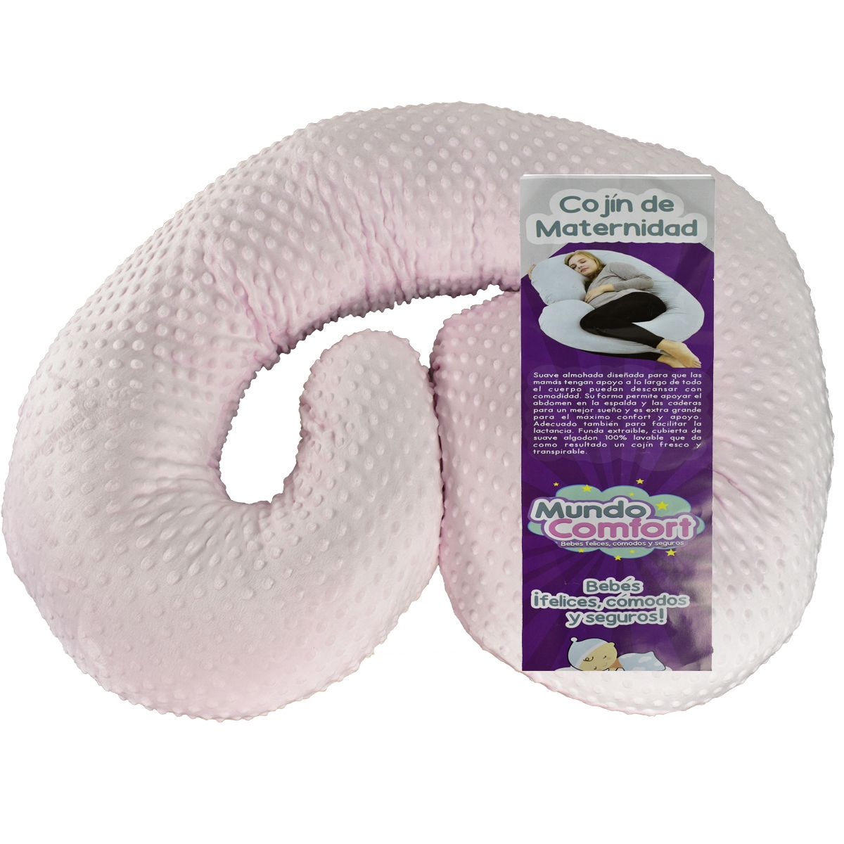 MUNDO BEBE - Almohada  cojín materna  para embarazo