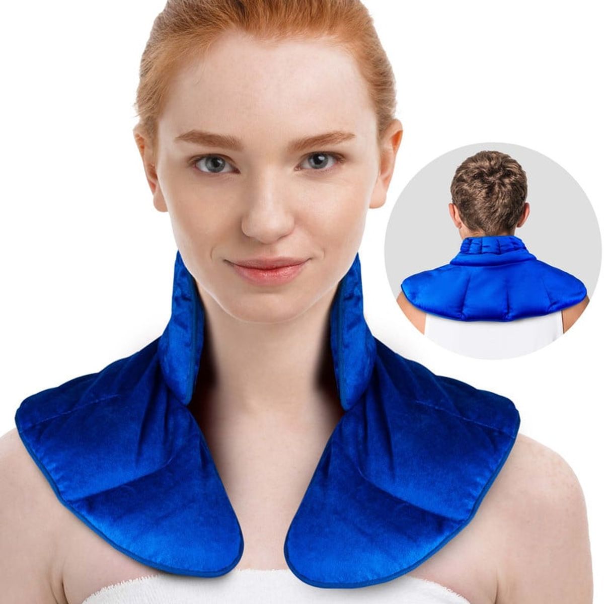 STYLE STARS - Manta Térmica para Dolores de Cuello y Espalda Aromaterapia Azul