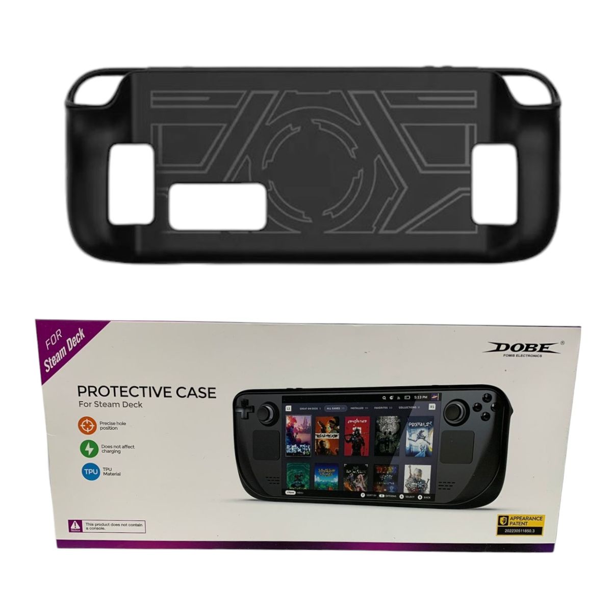 GENERICO - Protectora Case Antideslizante Rigido Para Steam Deck