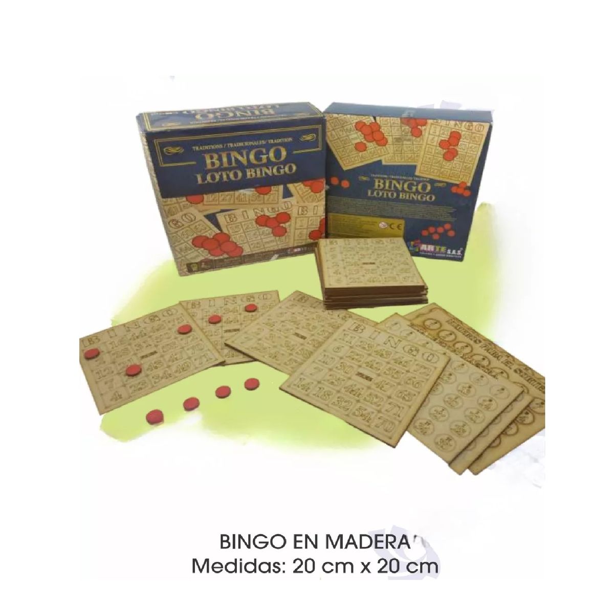 SPIN MASTER - Bingo Tradicional 18 Cartones