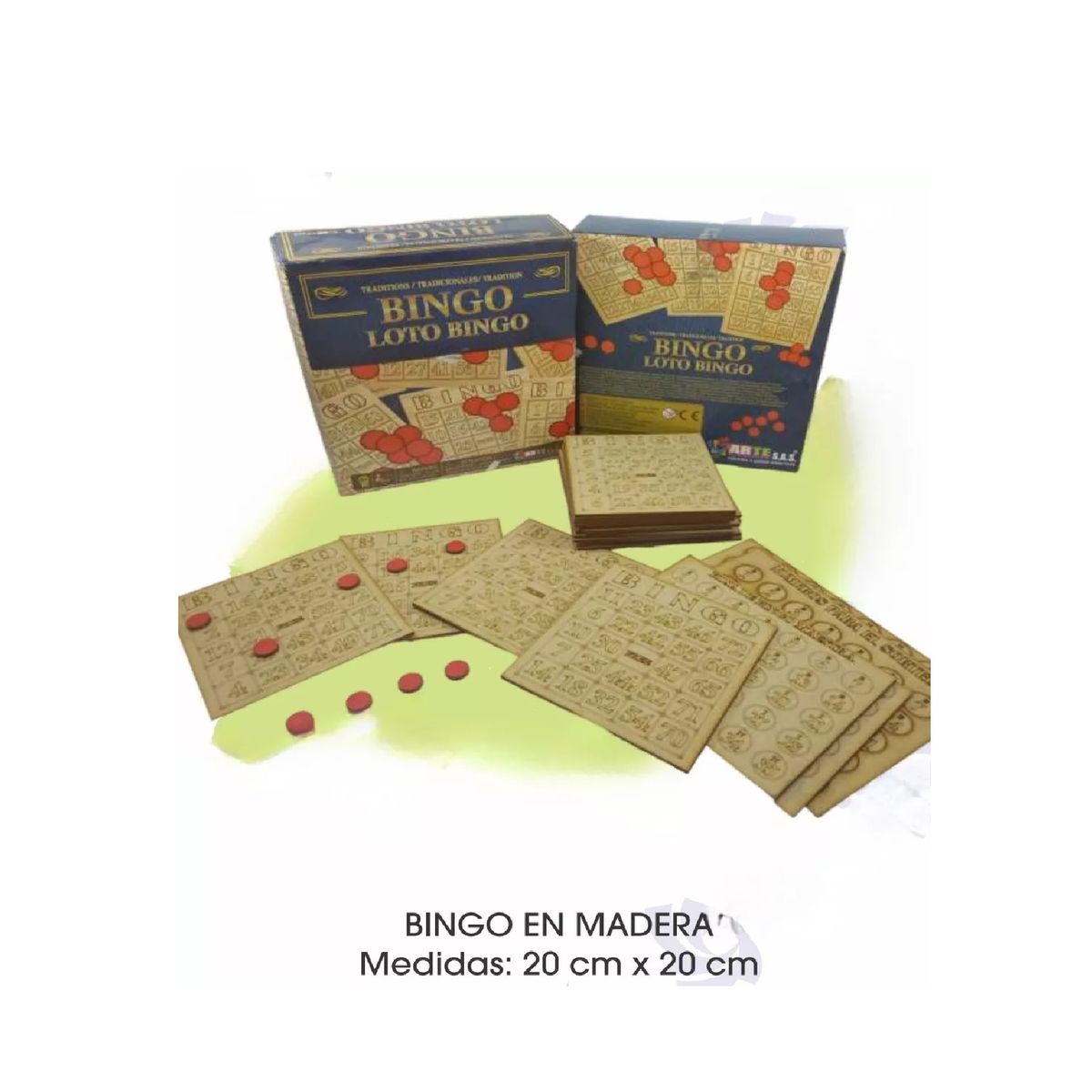 SPIN MASTER - Bingo Tradicional 18 Cartones