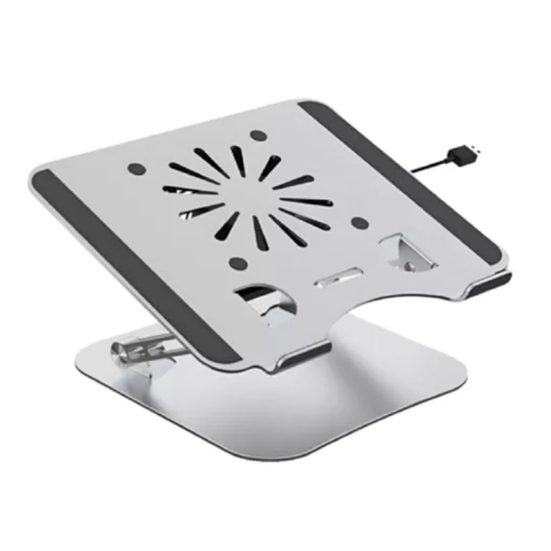 INNOVA - Base Para Laptop Pc Aluminio Ventilador Ergonómica Innovo