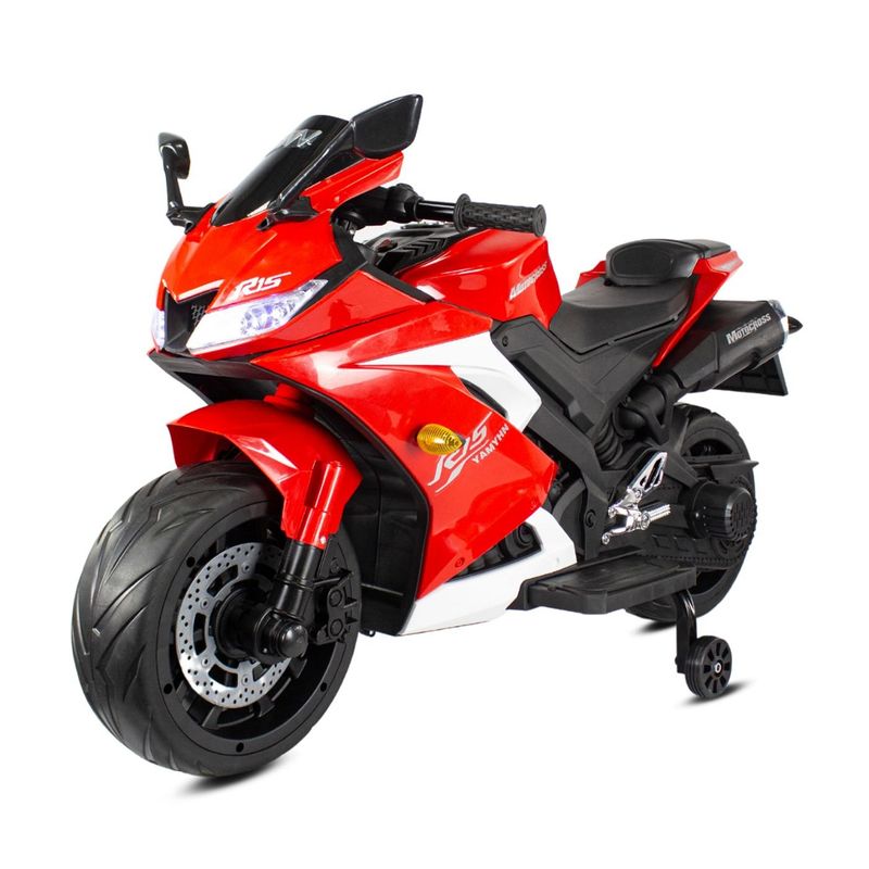 PRINSEL - Moto Eléctrica Para Niño Tipo R15 Prinsel 12V Llanta En Goma