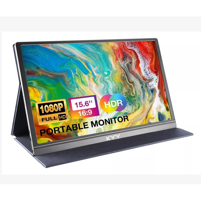GENERICO - Monitor Portable Full Hd De 15.6 Ips Tipo C Ultra Slim