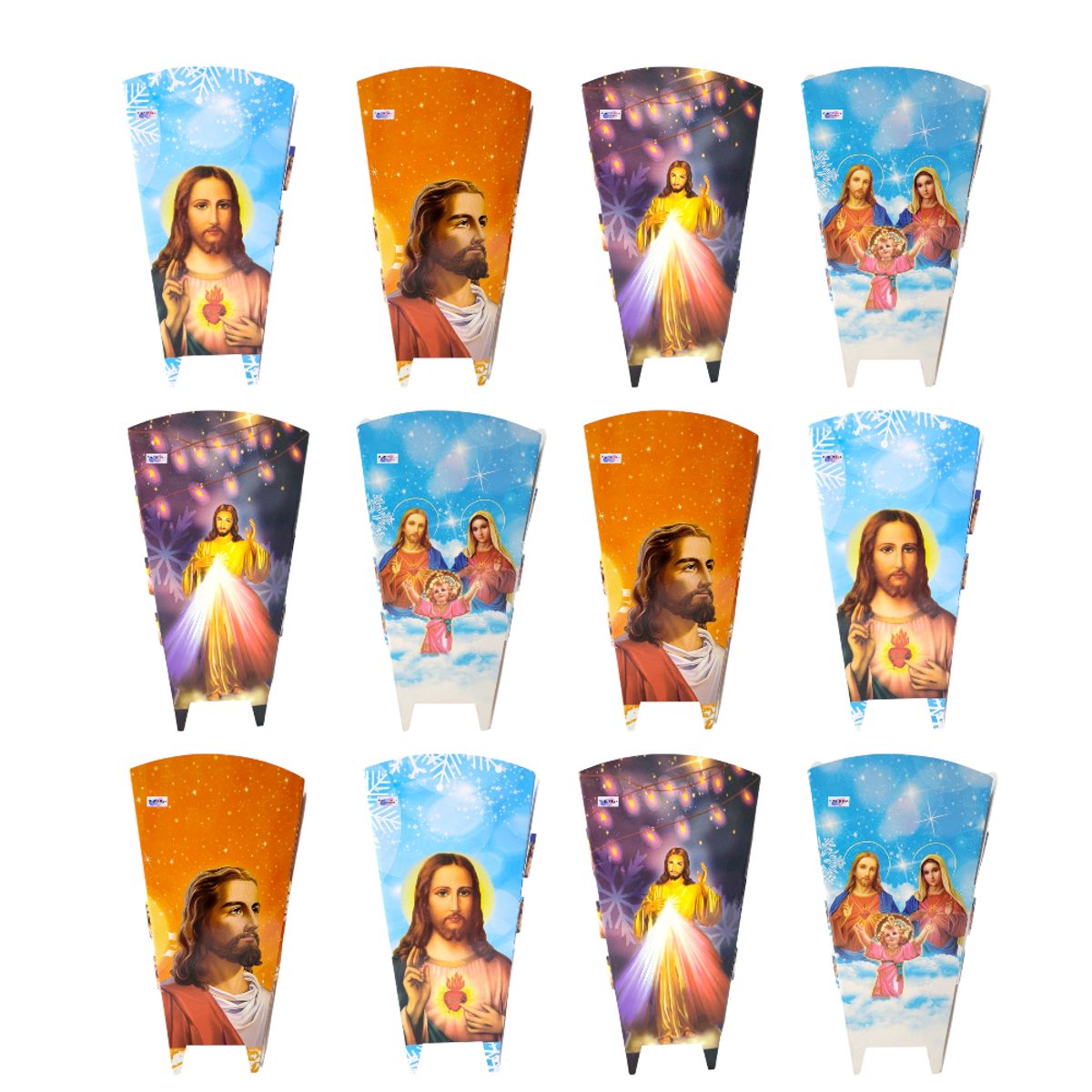 GENERICO - Faroles Navideños Día de las Velitas Set x 12 Unidades