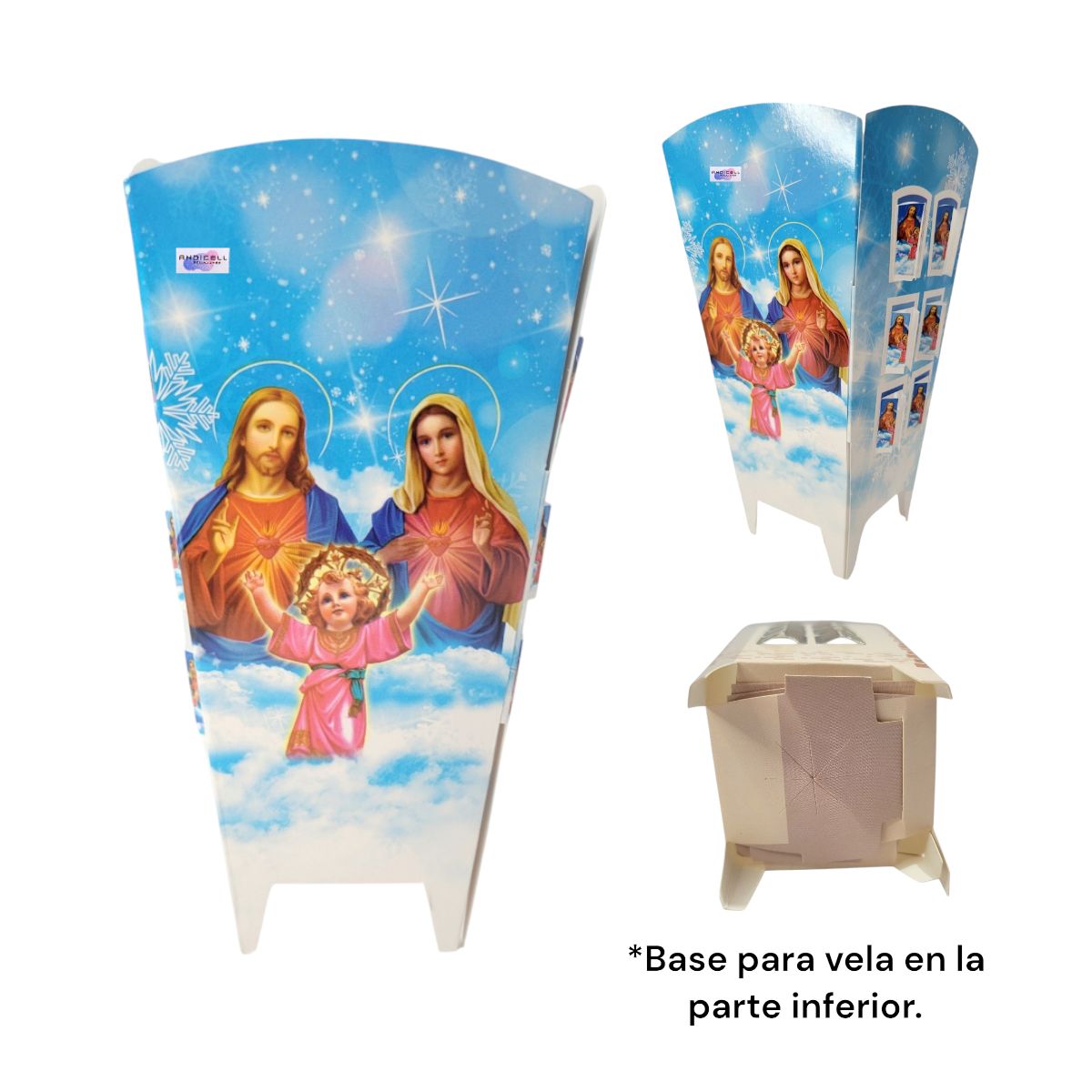 GENERICO - Faroles Navideños Día de las Velitas Set x 12 Unidades