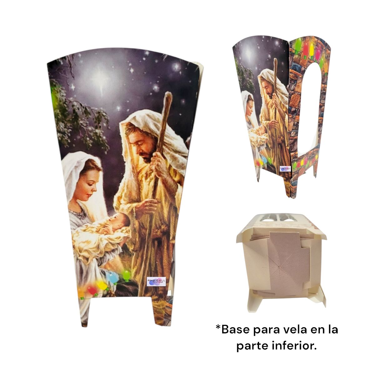 GENERICO - Faroles Navideños Día de las Velitas Set x 12 Unidades
