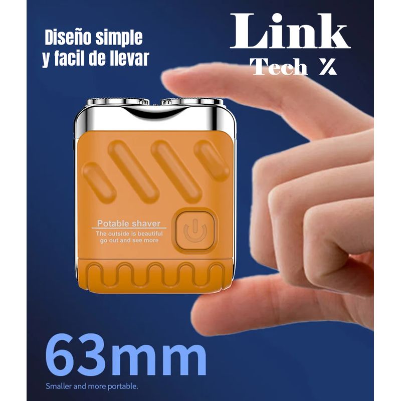 GENERICO - Afeitadora Eléctrica Genérica Beard Shaver Mini Portátil