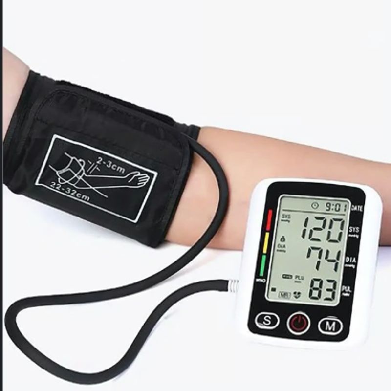 GENERICO - Tensiometro Brazo Digital Oximetro Frecuencia Cardiaca PROFESIONAL