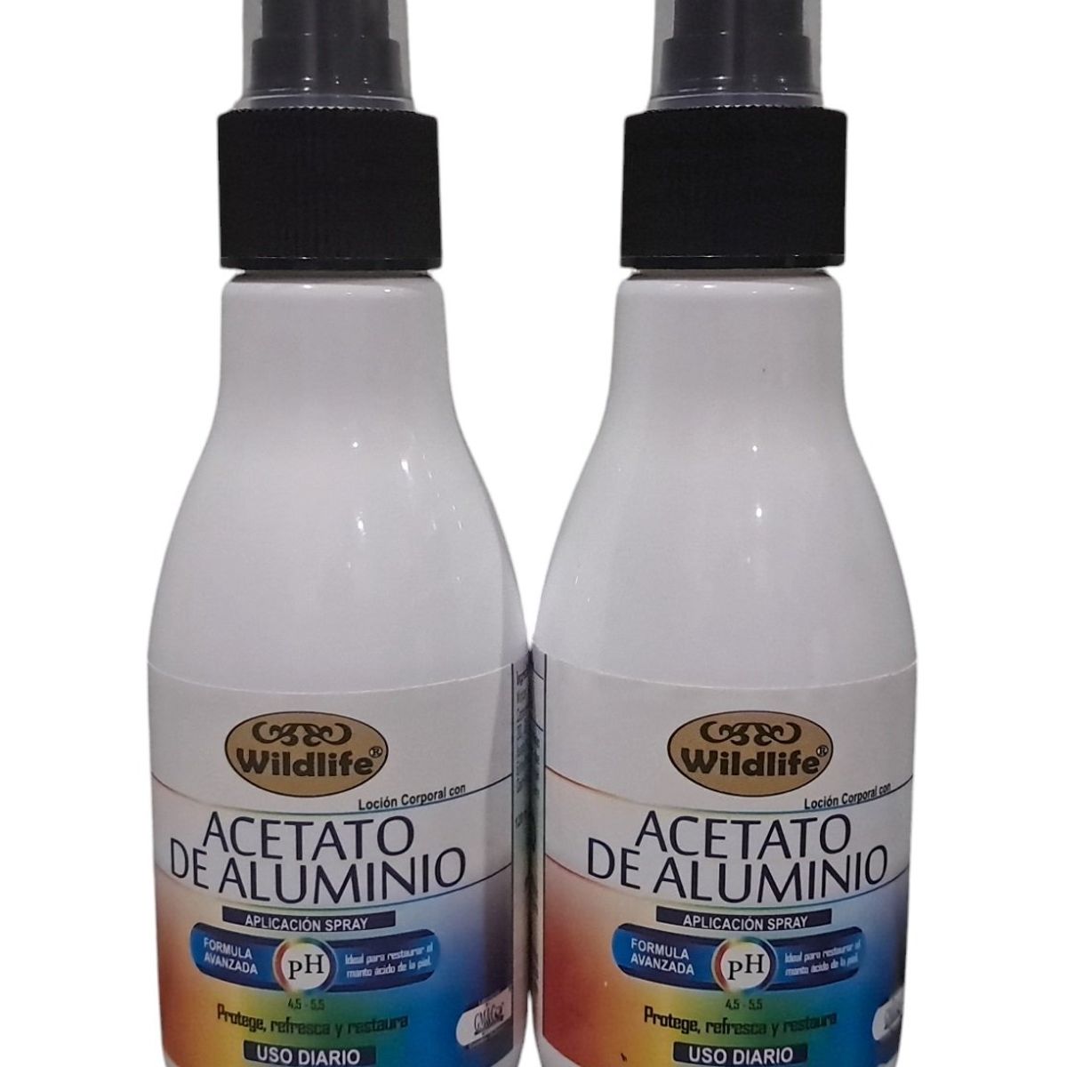 GENERICO - Loción Acetato de Aluminio Loción Ligera Spray 2 Unidades