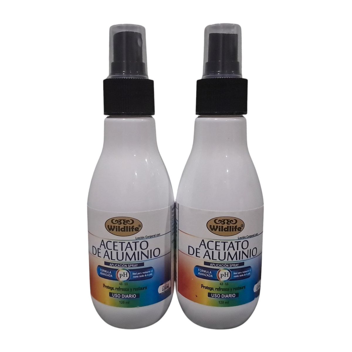 GENERICO - Loción Acetato de Aluminio Loción Ligera Spray 2 Unidades