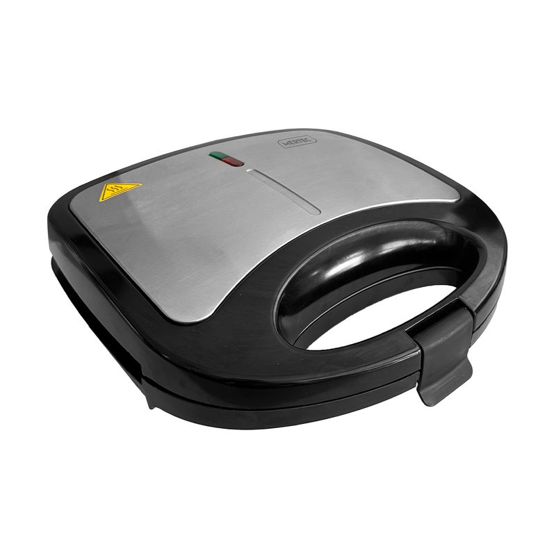 MERTEC - Sanduchera Grill Antiadherente 2 Puestos Mertec MT020S Negro