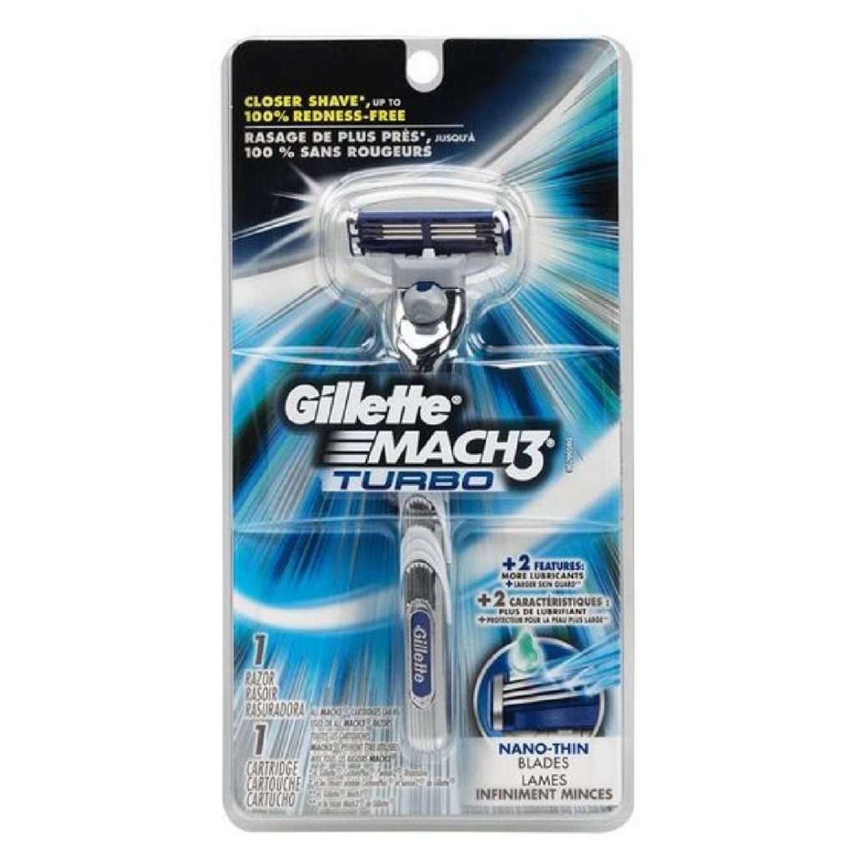 GENERICO - Maquina De Afeitar Gillette Mach3 Turbo