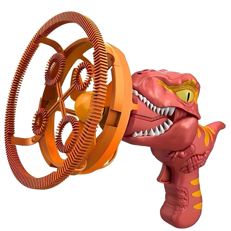 GENERICO - Juguete Pistola De Burbuja Eléctrica Dinosaurio Rojo C4148