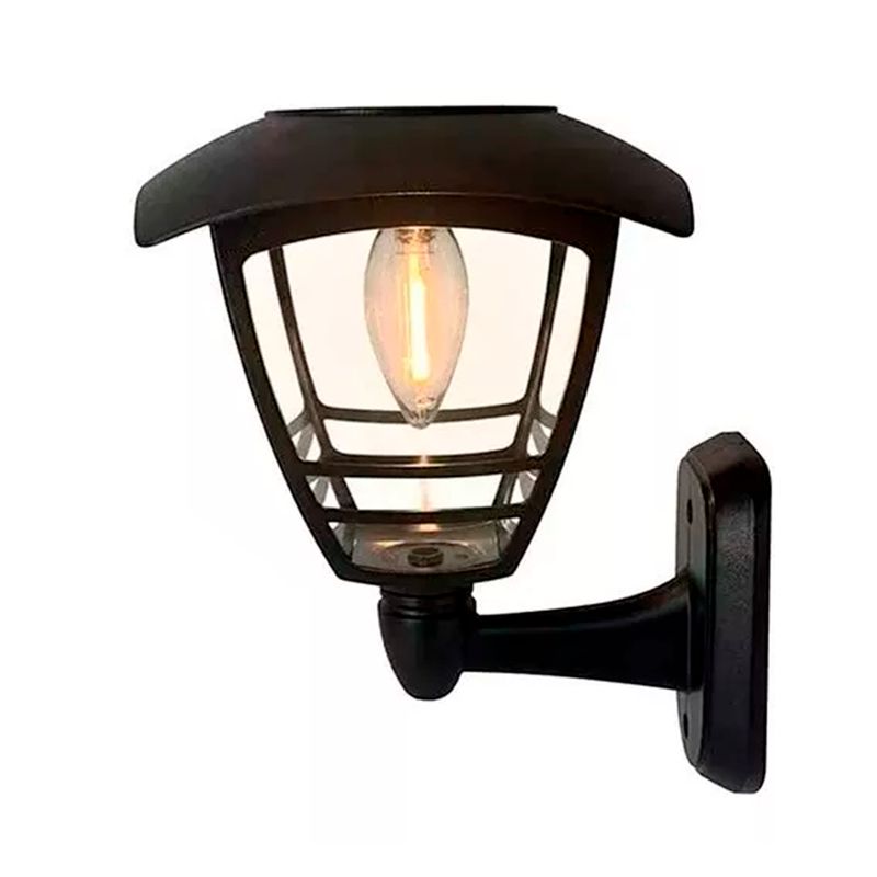 GENERICO - Farol Pared Impermeable Solar Luz Led Para Exteriores