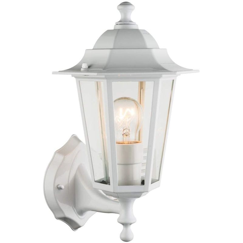GENERICO - Lámpara Farol Blanco De Pared Para Exteriores