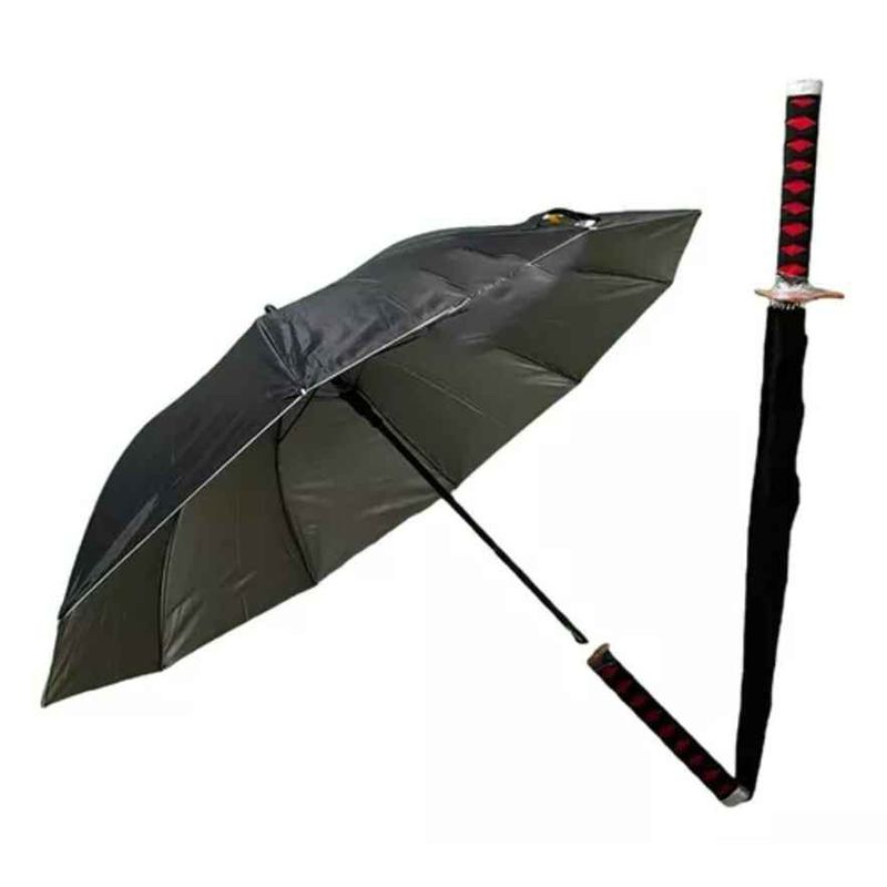 GENERICO - Sombrilla Paraguas Diseño Katanas Japonesa Cosplay 100cm