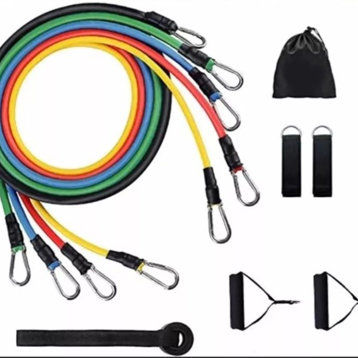 GENERICO - Kit De Bandas De Resistencia 11pzs Ejercicios En Casa