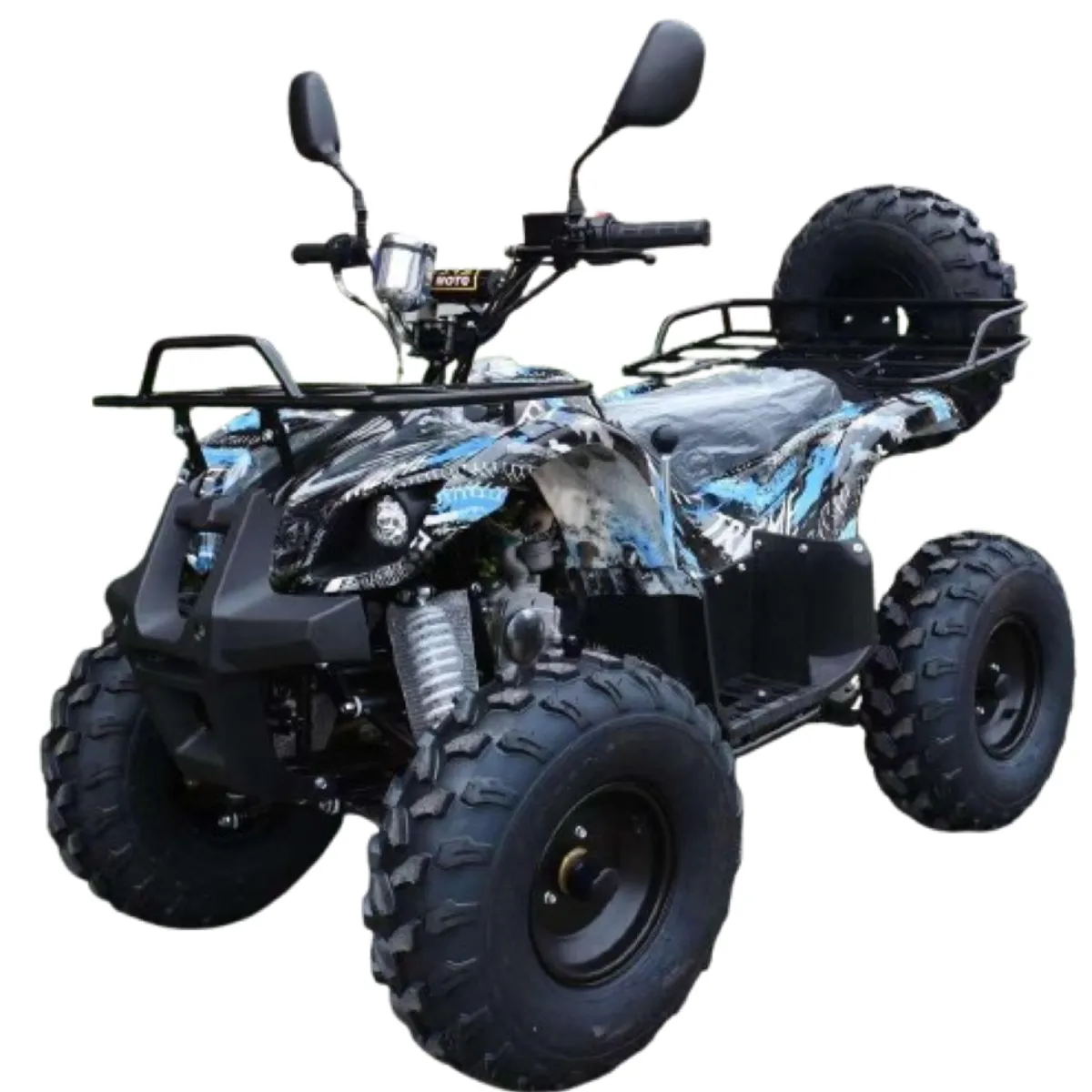 GENERICO - Cuatrimoto A Gasolina 110 CC Raptor Niños Montable 4 Tiempos