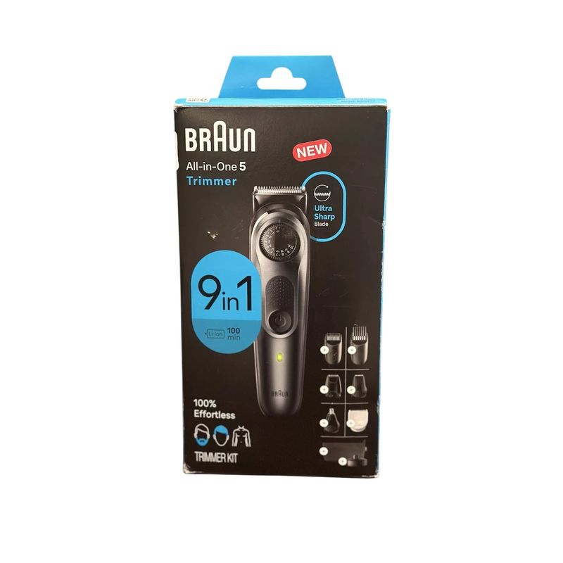 BRAUN - Kit Recortadora 9 en 1 Para Hombres Serie 5 Braun