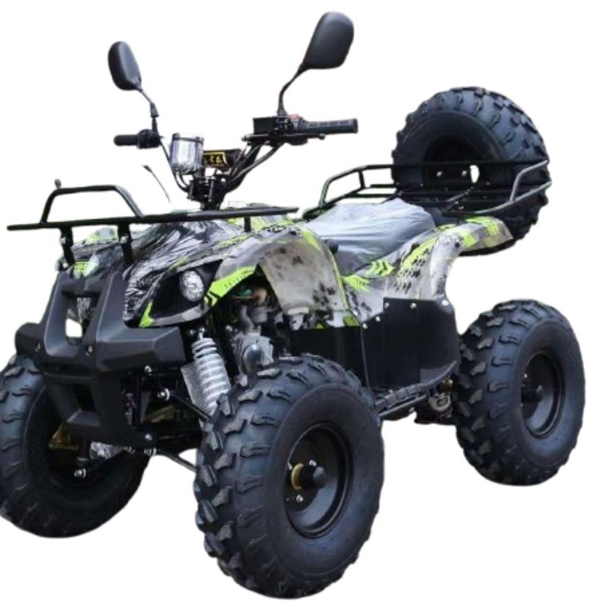 GENERICO - Cuatrimoto A Gasolina 110 CC Raptor Niños Montable 4 Tiempos