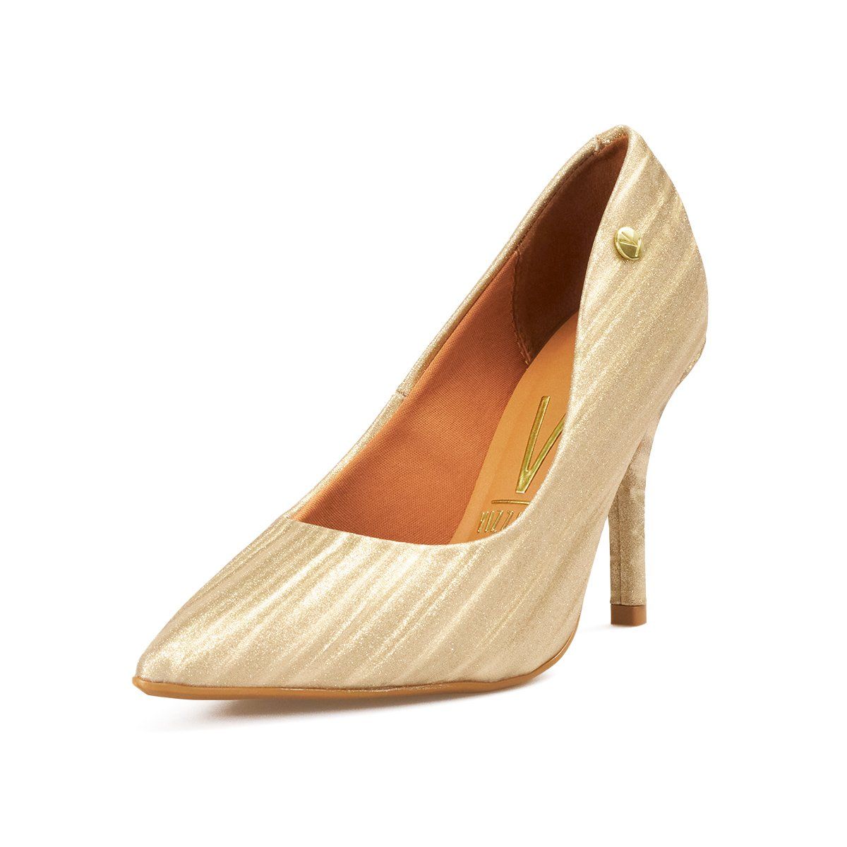 VIZZANO - Stiletto Alto Metalizado Dorado Boreal Vizzano