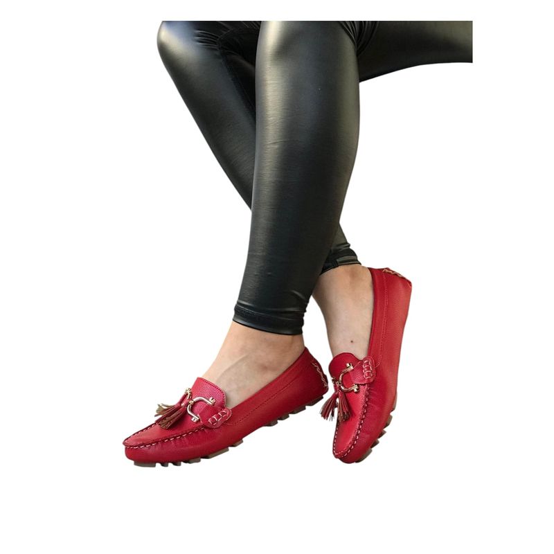 GENERICO - Mocasines elegantes para mujer con adorno - ligeros zapatos