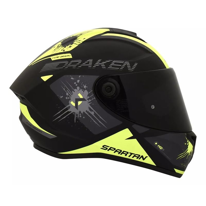 SPARTAN - CASCO MOTO SPARTAN DRAKEN CERTIFICADO TYPE VERDE MATE TALL S