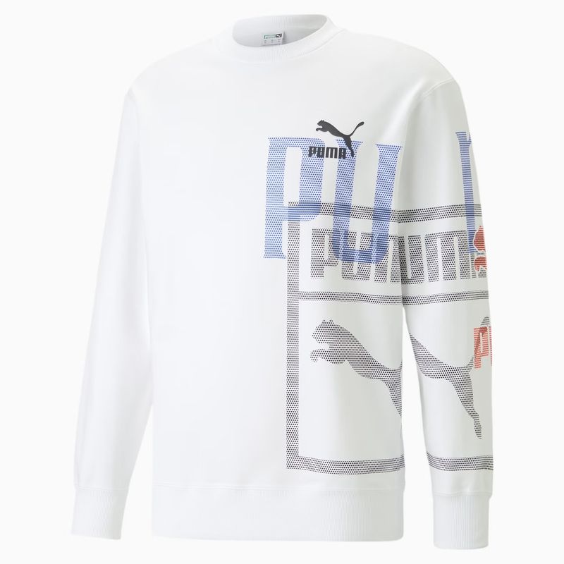 PUMA - BUZO PUMA CLASSICS GEN. REGULAR FIT CREW  538185-02