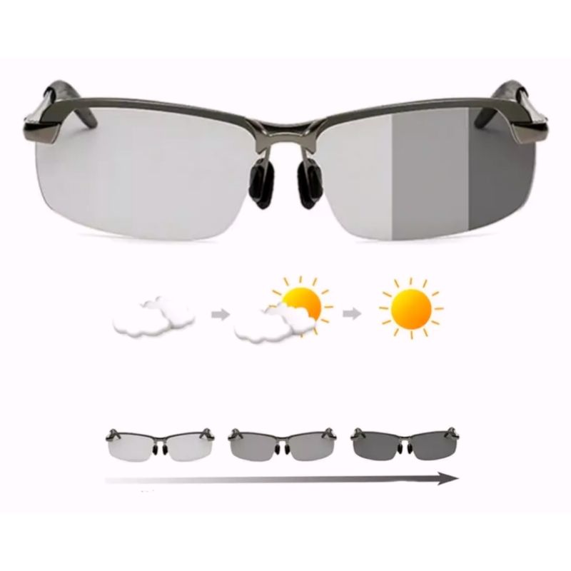 GENERICO - Gafas De Sol Fotocromaticas Polarizadas Vision  Hd Uv 400