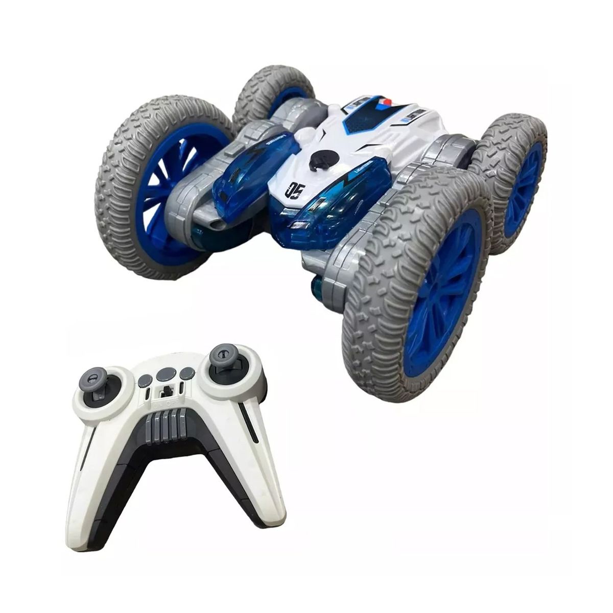 GENERICO - Carro Loco Control Remoto Recargable Giro 360 vapor