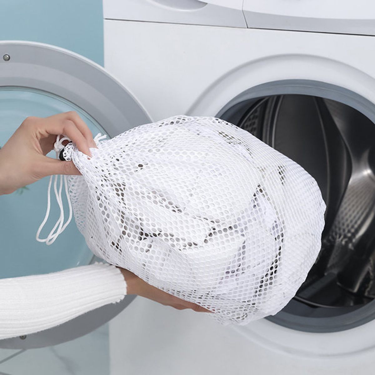SKY - Bolsa para lavadora G - BLANCO