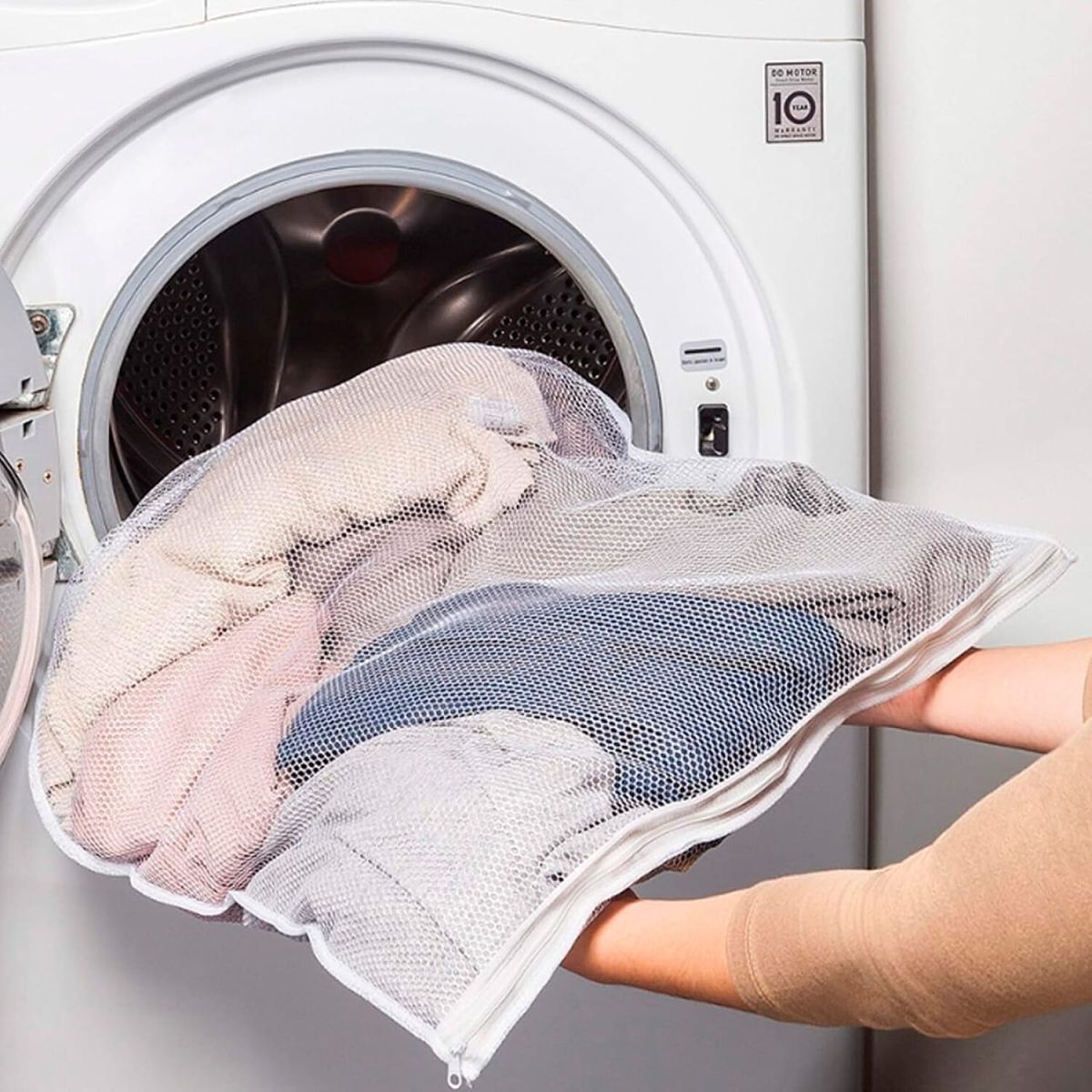 SKY - Bolsa para lavadora G - BLANCO