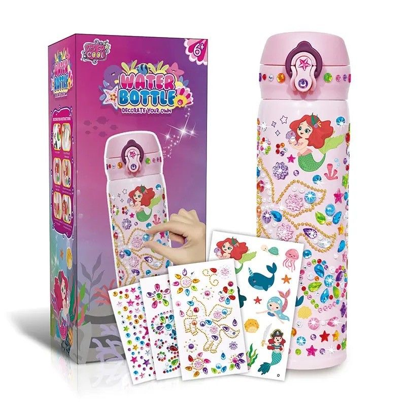 GENERICO - Decora Termo Agua  Sticker Y  Piedras Niñas Sirenita
