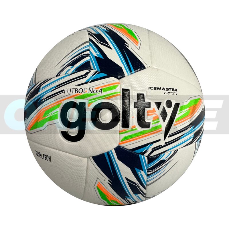 GOLTY - Balón De Fútbol 4 Pro Golty Ice Master Dualtech Verde
