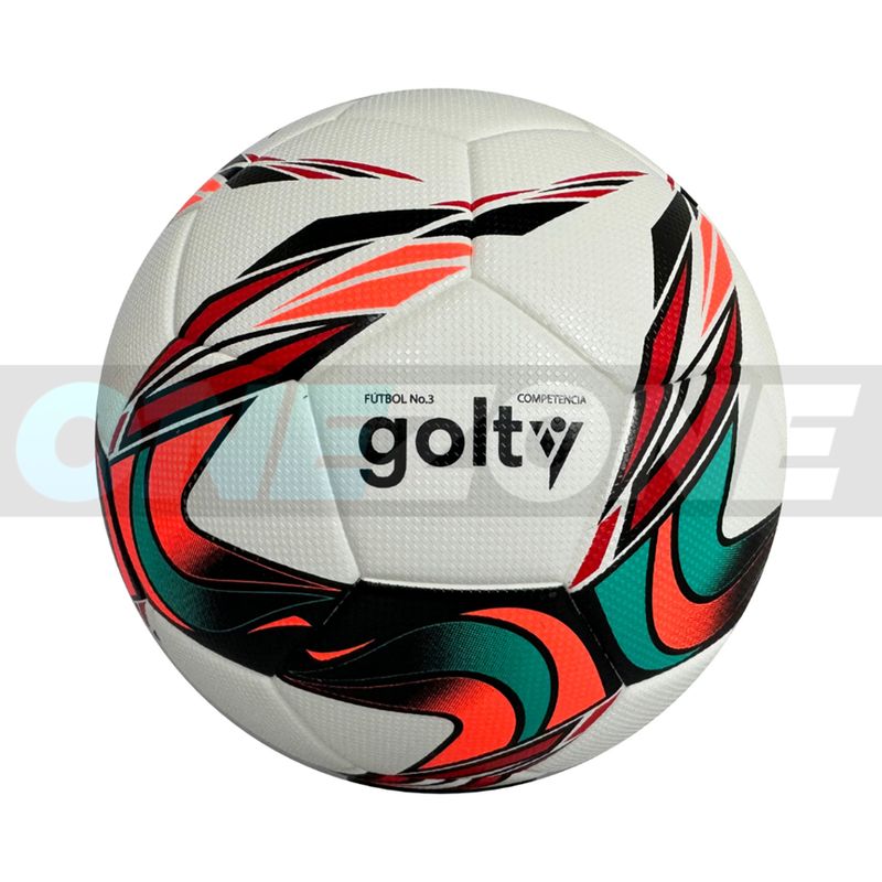 GOLTY - Balón Fútbol Golty 3 Competencia Fenix Thermobonded Blanco