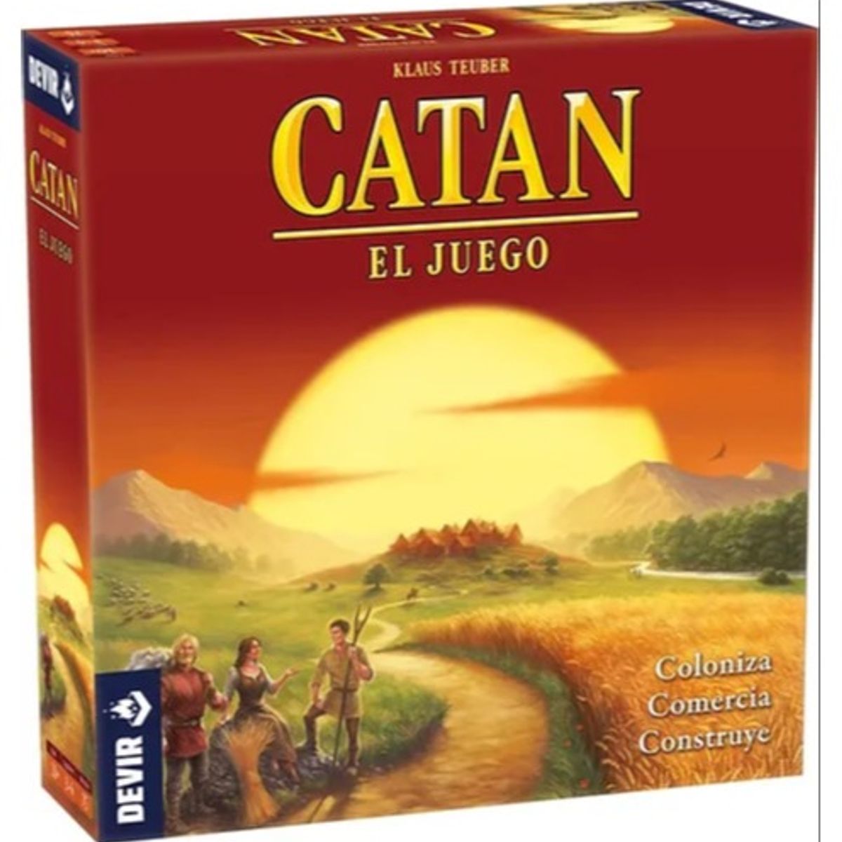 DEVIR - Juego de Mesa Catan Adultos Niños