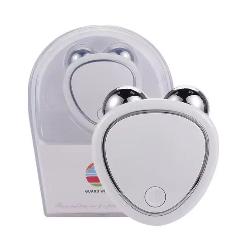 DANKI - Masajeador Facial Eléctrico Microcorriente Vibración Sónica V2 Blanco