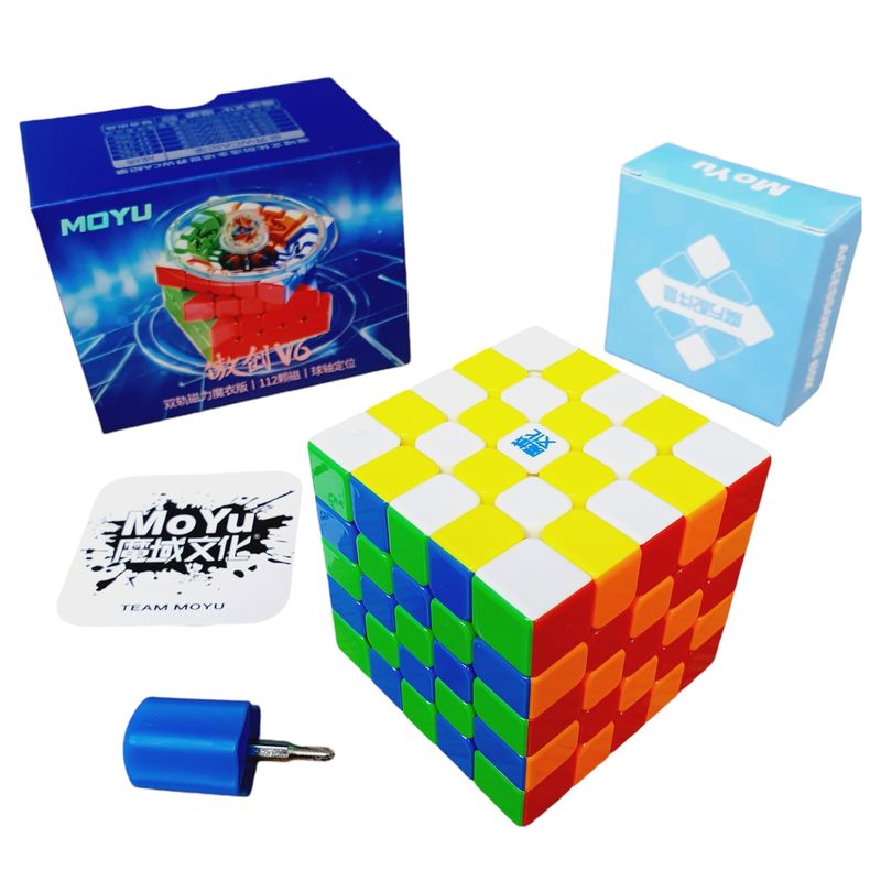 MOYU - 5x5 Aochuang V6 Dual Track Magnetico Moyu Cubo Rubik Speed