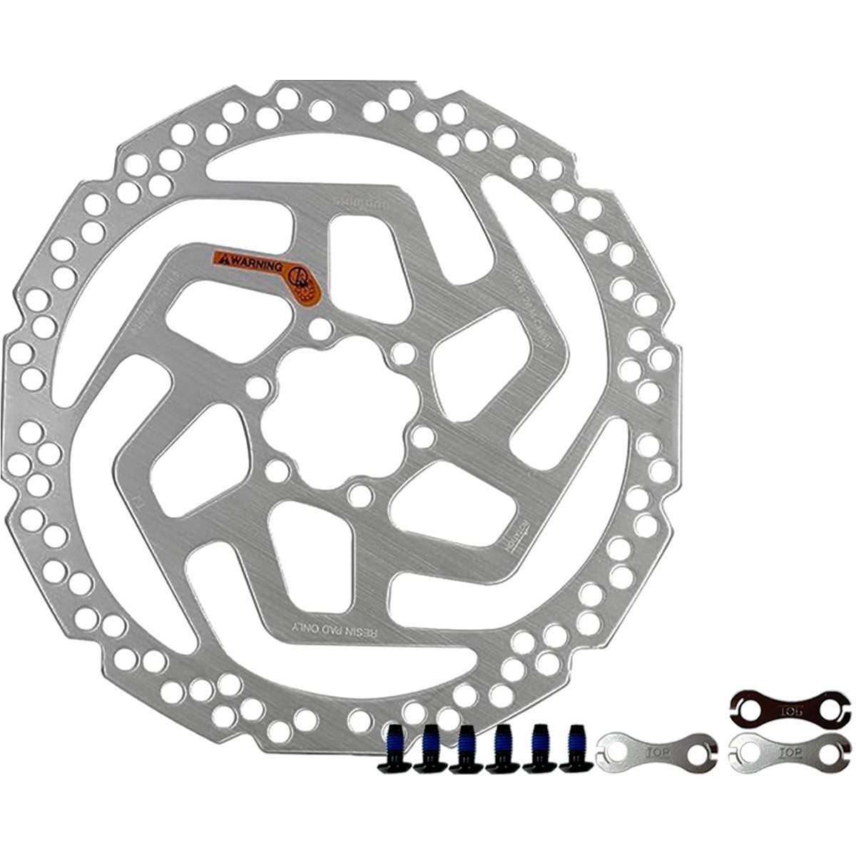 SHIMANO - 2 Discos Rotores Shimano Rt26 6 Tornillos 180mm